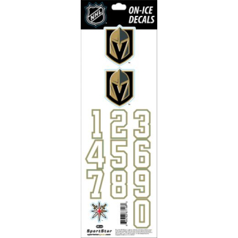 Vegas Golden Knights sisak matricák decals gold