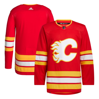Calgary Flames hoki mez adizero Home Primegreen Authentic Pro
