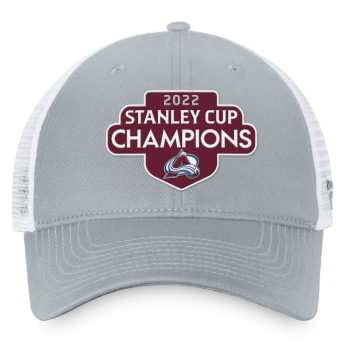 Colorado Avalanche baseball sapka 2022 Stanley Cup Champions Locker Room Trucker Adjustable