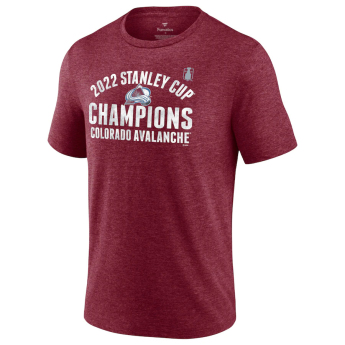 Colorado Avalanche férfi póló 2022 Stanley Cup Champions Slap Shot Tri-Blend