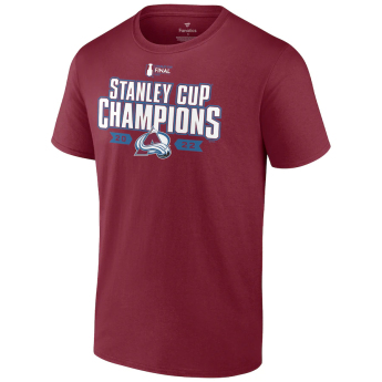 Colorado Avalanche férfi póló 2022 Stanley Cup Champions Jersey Roster