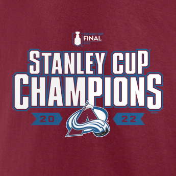 Colorado Avalanche férfi póló 2022 Stanley Cup Champions Jersey Roster