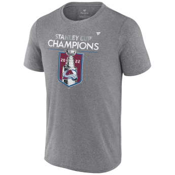 Colorado Avalanche férfi póló 2022 Stanley Cup Champions Locker Room Performance