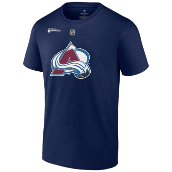 Colorado Avalanche férfi póló 2022 Stanley Cup Champions Authentic Stack Name & Number