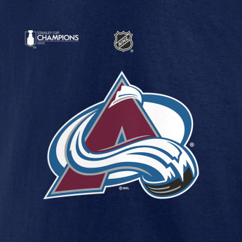 Colorado Avalanche férfi póló 2022 Stanley Cup Champions Authentic Stack Name & Number