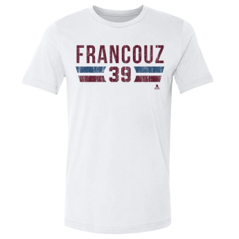 Colorado Avalanche férfi póló Pavel Francouz #39 Font White