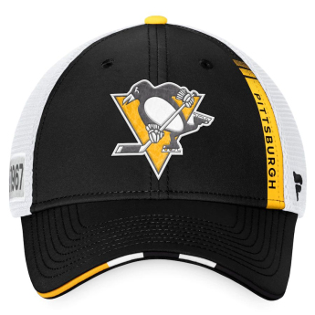 Pittsburgh Penguins baseball sapka 2022 NHL Draft Authentic Pro On Stage Trucker Adjustable