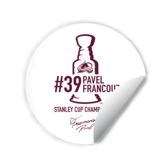 Colorado Avalanche matrica Pavel Francouz #39 Stanley Cup Champion 2022