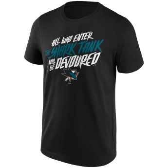 San Jose Sharks férfi póló Hometown Graphic black