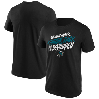 San Jose Sharks férfi póló Hometown Graphic black