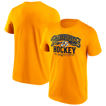 Nashville Predators férfi póló Hometown Graphic yellow