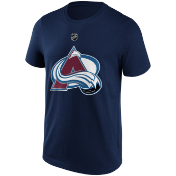 Colorado Avalanche férfi póló Mikko Rantanen #96 Name & Number Graphic navy