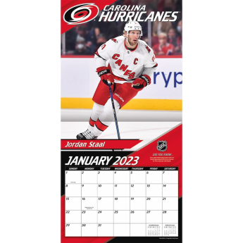 Carolina Hurricanes naptár 2023 Wall Calendar