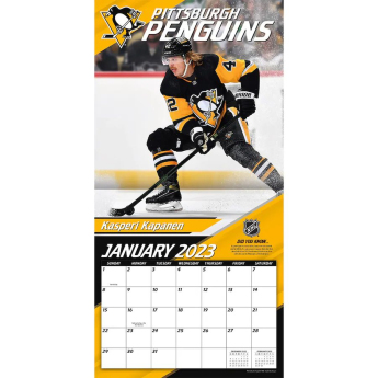 Pittsburgh Penguins naptár 2023 Wall Calendar