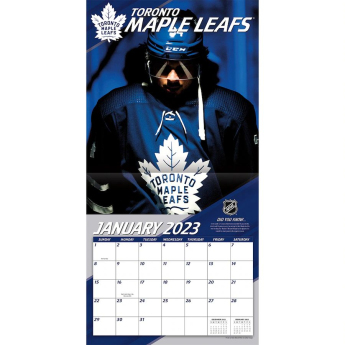 Toronto Maple Leafs naptár Auston Matthews #34 2023 Wall Calendar