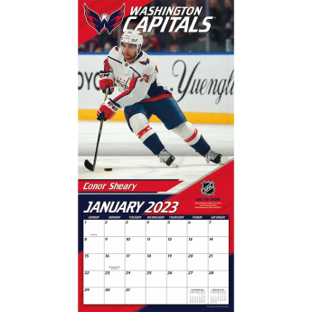 Washington Capitals naptár 2023 Wall Calendar
