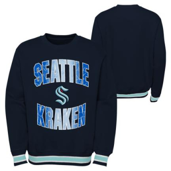 Seattle Kraken gyerek pulóver Classic Blueliner Crew Neck