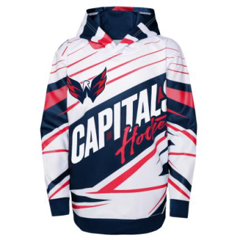 Washington Capitals gyerek kapucnis pulóver Adept Quarterback Sublimated