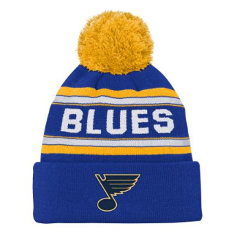 St. Louis Blues gyerek téli sapka Wordmark Cuffed Pom