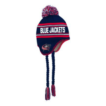 Columbus Blue Jackets gyerek téli sapka Jacquard Tassel