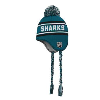 San Jose Sharks gyerek téli sapka Jacquard Tassel