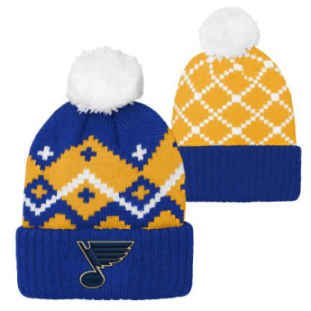 St. Louis Blues gyerek téli sapka Patchwork Cuffed Knit