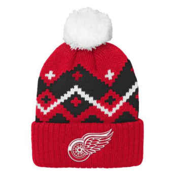 Detroit Red Wings gyerek téli sapka Patchwork Cuffed Knit