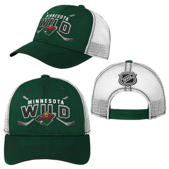 Minnesota Wild gyerek baseball sapka Core Lockup Trucker Snapback