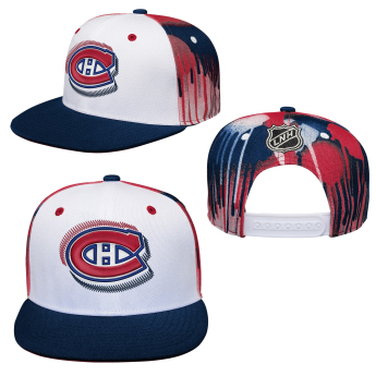 Montreal Canadiens gyerek flat siltes sapka Paint Splatter Fashion Snapback