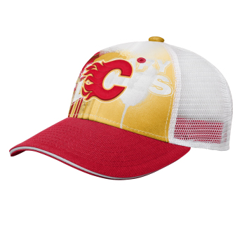 Calgary Flames gyerek baseball sapka Paint Splatter Fashion Meshback