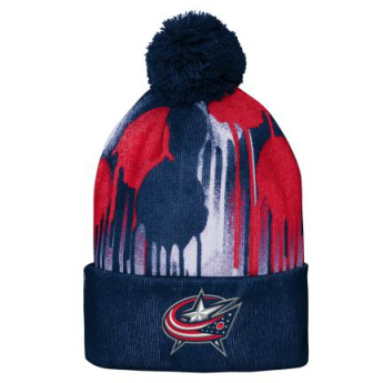 Columbus Blue Jackets gyerek téli sapka Paint Splatter Cuffed