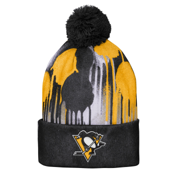 Pittsburgh Penguins gyerek téli sapka Paint Splatter Cuffed