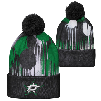 Dallas Stars gyerek téli sapka Paint Splatter Cuffed