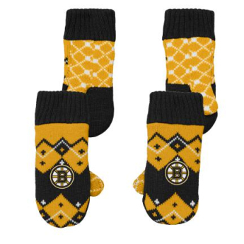 Boston Bruins gyerek kesztyű Fleece Lined Patchwork