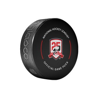 Carolina Hurricanes korong Official Game Puck 2022-2023 25th Anniversary