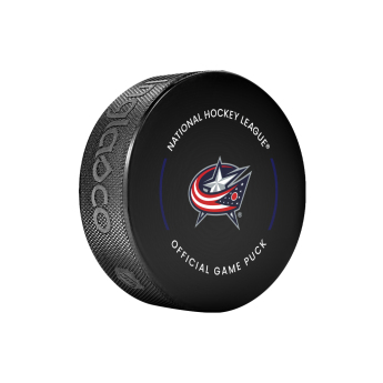 Columbus Blue Jackets korong Official Game Puck 2022-2023