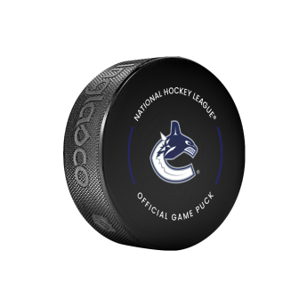 Vancouver Canucks korong Official Game Puck 2022-2023