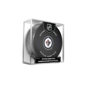 Winnipeg Jets korong Official Game Puck 2022-2023