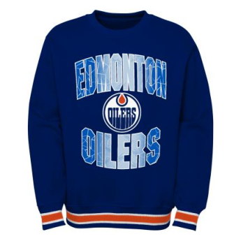 Edmonton Oilers gyerek kapucnis pulóver Blueliner Crew Neck