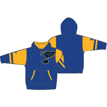 St. Louis Blues gyerek kapucnis pulóver Faceoff Colorblocked Fleece Full-Zip