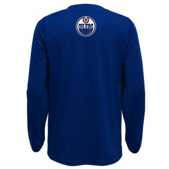 Edmonton Oilers gyerek hosszú ujjú póló Rink Reimagined LS Ultra blue