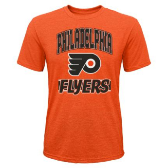 Philadelphia Flyers gyerek póló All Time Great Triblend orange