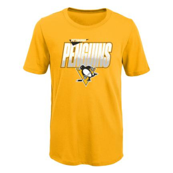 Pittsburgh Penguins gyerek póló Frosty Center Ultra yellow