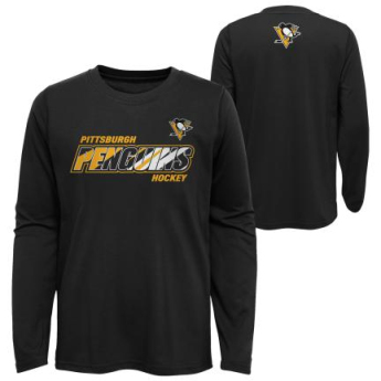 Pittsburgh Penguins gyerek hosszú ujjú póló Rink Reimagined LS Ultra black