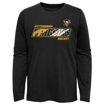 Pittsburgh Penguins gyerek hosszú ujjú póló Rink Reimagined LS Ultra black