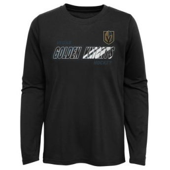 Vegas Golden Knights gyerek hosszú ujjú póló Rink Reimagined LS Ultra black