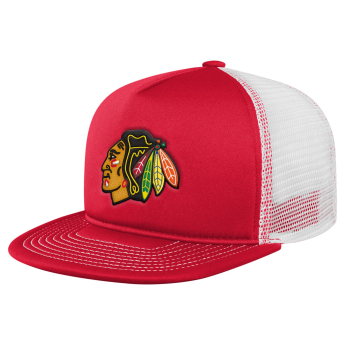 Chicago Blackhawks gyerek flat siltes sapka Foam Front Trucker Snapback
