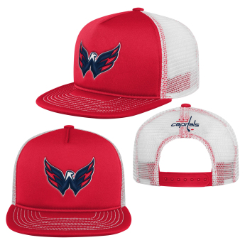 Washington Capitals gyerek flat siltes sapka Foam Front Trucker Snapback