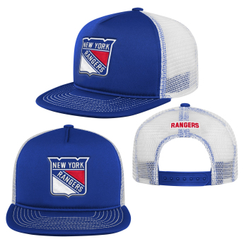 New York Rangers gyerek flat siltes sapka Foam Front Trucker Snapback