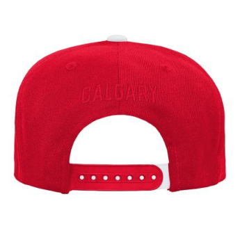 Calgary Flames gyerek flat siltes sapka Faceoff Structured